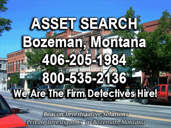 Bozeman Montana Asset Search
