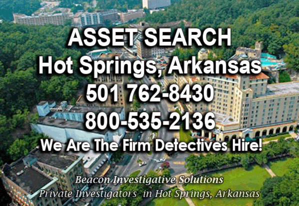 Hot Springs Arkansas Asset Search