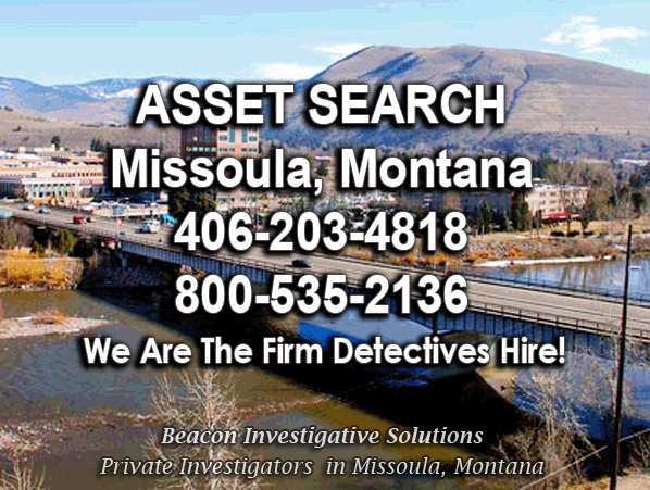 Missoula Montana Asset Search