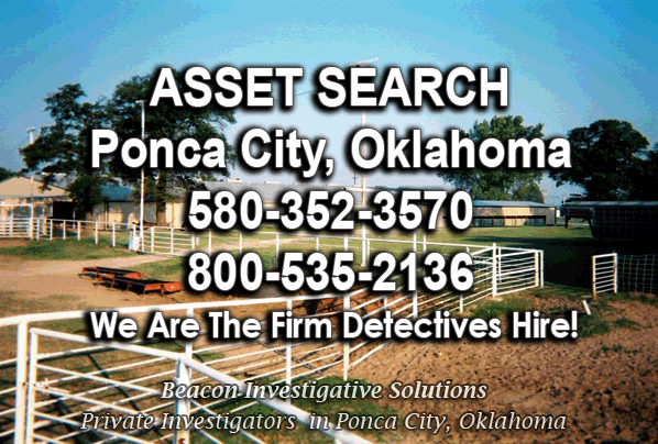 Ponca City Oklahoma Asset Search
