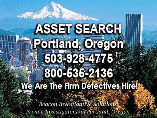 Portland Oregon Asset Search