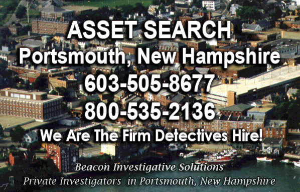 Portsmouth New Hampshire Asset Search