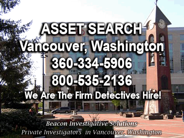 Vancouver Washington Asset Search