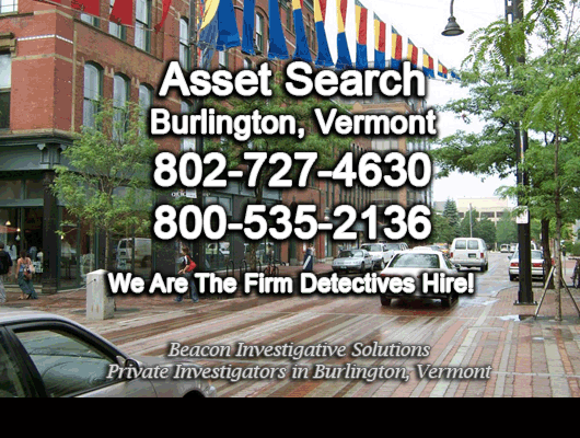Burlington Vermont Asset Search