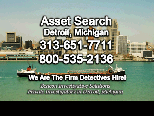 Detroit Michigan Asset Search