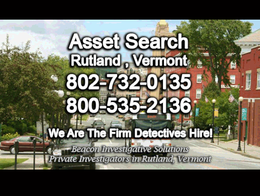 Rutland Vermont Asset Search