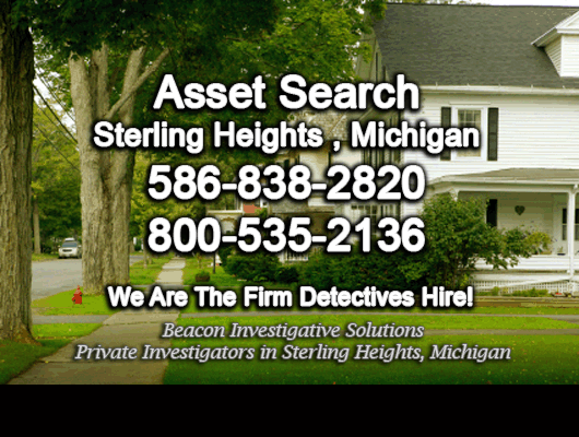 Sterling Heights Michigan Asset Search